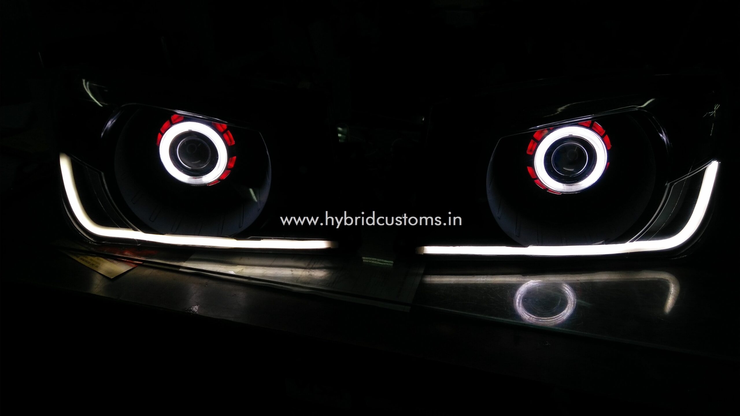Mahindra Bolero Projectors Headlights (with Remote Control) - Image 2