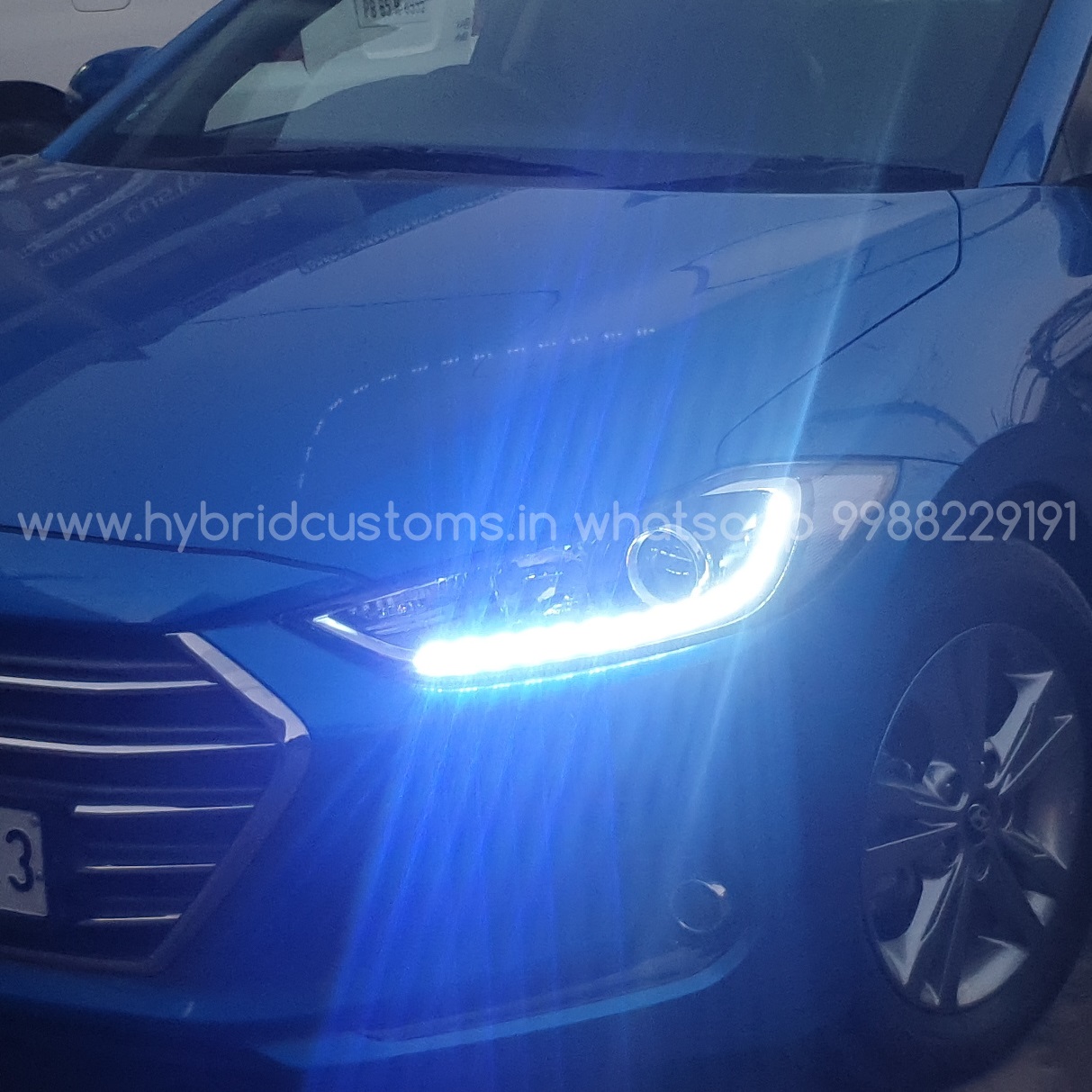 Elantra Custom Ultra Matrix DRLs